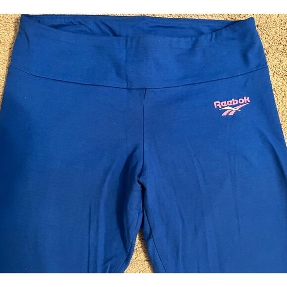 Reebok Women's Classic Vector Logo Legging, Humble Blue SZ S - Picture 3 of 9